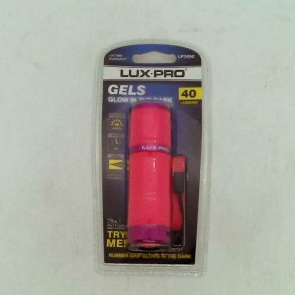 Luxpro 350751 Gels Glow Dark LED Flashlight