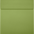 thumbnail image 1 of LUX Paper Square Invitation Peel & Press Envelopes, 6 1/2 x 6 1/2, Avocado Green, 250 Pack, 1 of 1