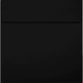 thumbnail image 1 of LUX Paper Square Invitation Peel & Press Envelopes, 6 1/2 x 6 1/2, Midnight Black, 50 Pack, 1 of 1