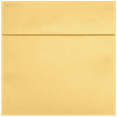 thumbnail image 1 of LUX Paper Square Invitation Peel & Press Envelopes, 80lb, 6 1/2 x 6 1/2, Gold Metallic, 500 Pack, 1 of 4
