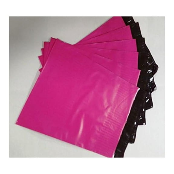 LUX Pink Poly Mailers 10x13 Inch - 1000 Pack | Water Resistant Mailing Envelopes | Self Seal Adhesive Padded Shipping Mailers for Business & Retail
