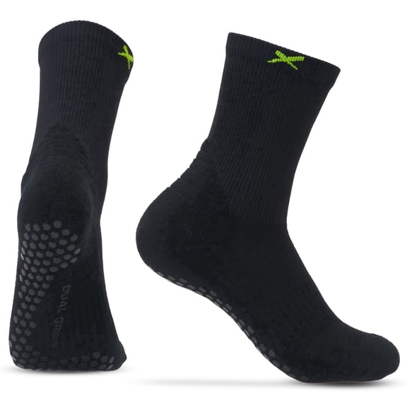LUX Racket Grip Socks, Black, High-Tack Overgrip for Tennis, Padel, Squash, and Badminton Rackets