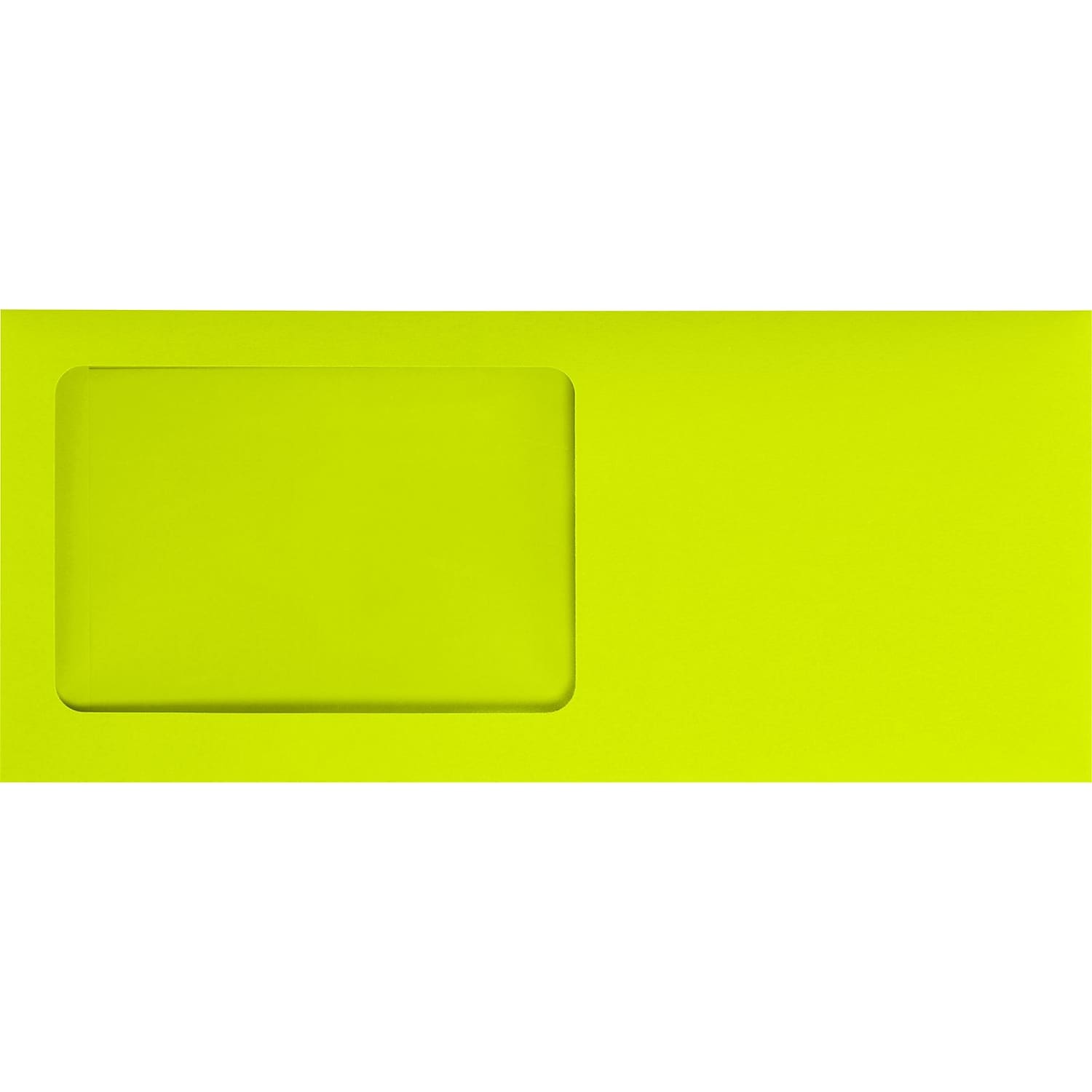 LUX Self Seal #10 Window Envelope 4 1/2" x 9 1/2" Wasabi 1000/Pack (LUX-10APW-L22-1) LUX10APWL221000