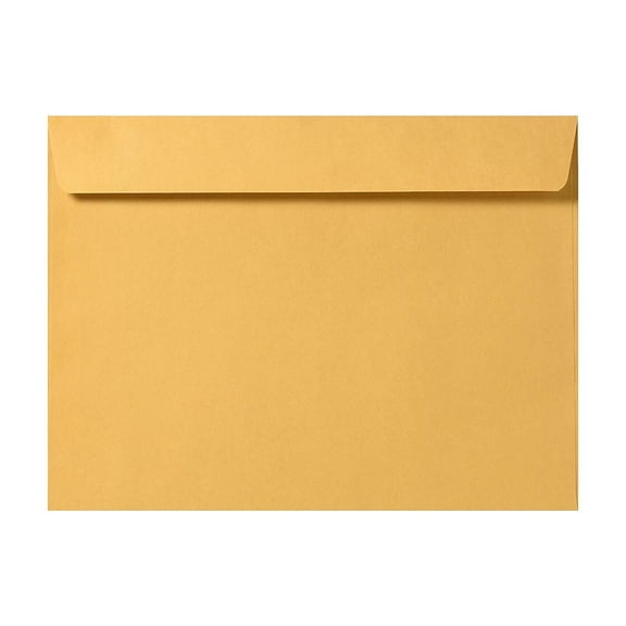 LUX Self Seal Booklet Envelope 9 1/2" x 12 5/8" Brown Kraft 50/Pack (16139-50)