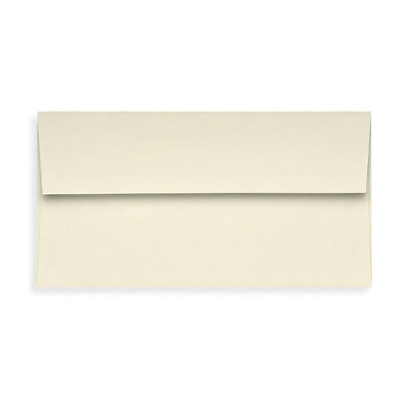 LUX Slimline Invitation Envelopes (3 7/8 x 8 7/8) 250/Box 70lb. Natural (72973-01-250)