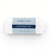 LUXE Bidet 4-in-1 Filtration Water Filter, with PP Cotton, Ion Filtration, and Calcium Salts for Chlorine Removal, with 1/2  Ends Designed to fit NEO Bidets