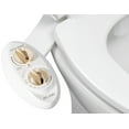 thumbnail image 1 of LUXE Bidet NEO 120 - Self-Cleaning Nozzle, Fresh Water Non-Electric Bidet Attachment for Toilet Seat, Adjustable Water Pressure, Rear Wash (Gold), 1 of 9