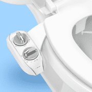 LUXE Bidet NEO 185 PLUS - Only Patented Bidet Attachment for Toilet Seat, Innovative Hinges to Clean, Slide-in Easy Install, Advanced 360° Self-Clean, Dual Nozz