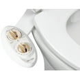 thumbnail image 1 of LUXE Bidet NEO 185 - Self-Cleaning, Dual Nozzle, Non-Electric Bidet Attachment for Toilet Seat, Adjustable Water Pressure, Rear and Feminine Wash (Gold), 1 of 9
