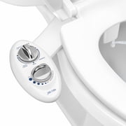 LUXE Bidet NEO 185 - Self-Cleaning, Dual Nozzle, Non-Electric Bidet Attachment for Toilet Seat, Adjustable Water Pressure, Rear and Feminine Wash White