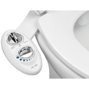 LUXE Bidet NEO 185 - Self-Cleaning, Non-Electric Bidet Attachment, Rear and Feminine Wash White