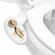 LUXE Bidet NEO 320 - Warm Water Bidet Attachment for Toilet Seat, Gold