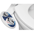 thumbnail image 1 of LUXE Bidet NEO 320 - Hot and Cold Water, Self-Cleaning, Dual Nozzle, Non-Electric Bidet Attachment for Toilet Seat, Adjustable Water Pressure, Rear and Feminine Wash, Lever Control (Blue), 1 of 10