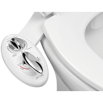 LUXE Bidet NEO 320 - Hot and Cold Water Bidet Attachment, Self-Cleaning, Rear and Feminine Wash Blue
