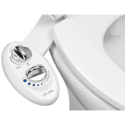 LUXE Bidet Neo 120 Luxury Fresh Water Self-Cleaning Non-Electric Bidet Attachment, White