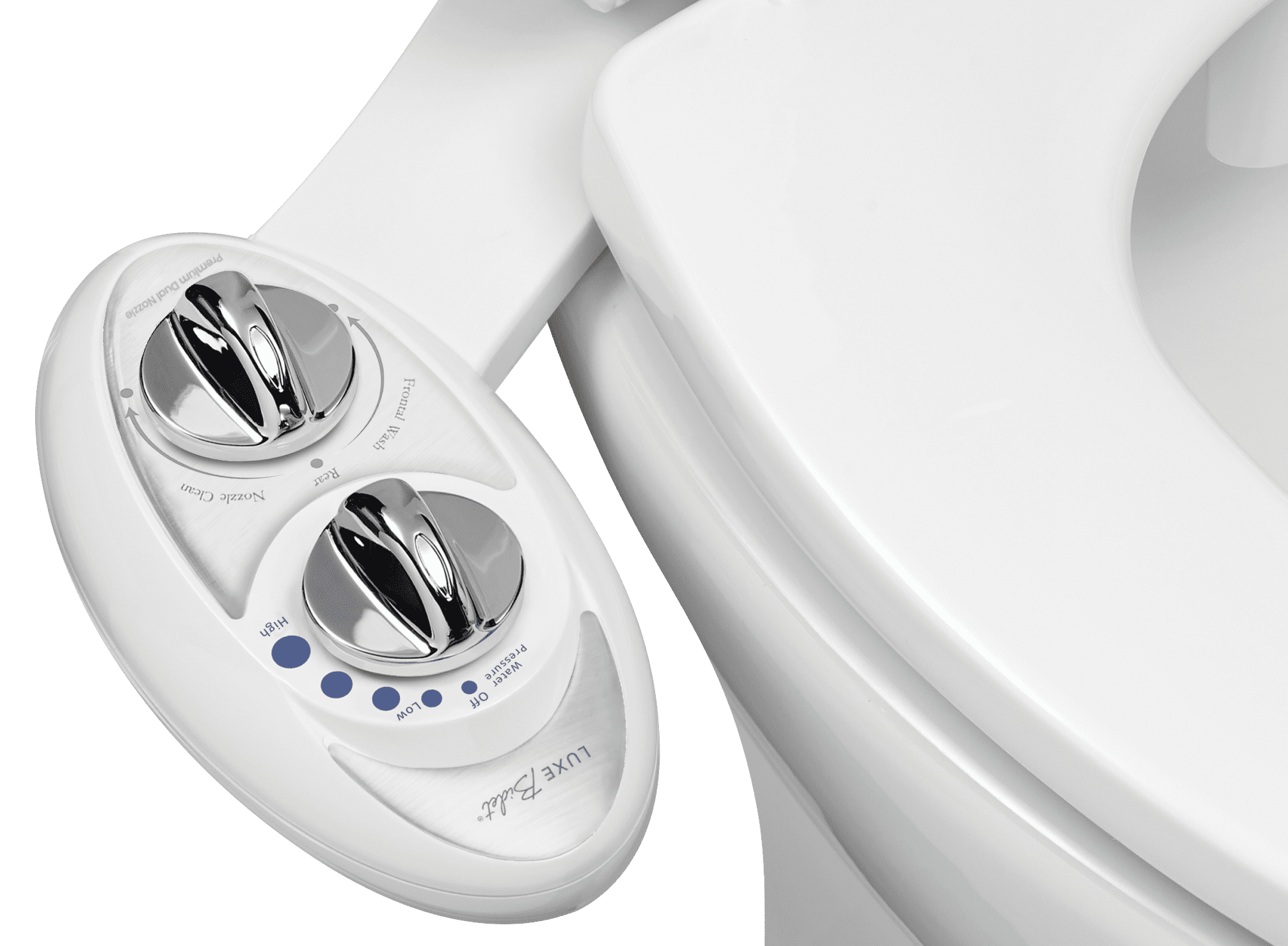  Clear Rear Bidet Attachment & LumiLux Toilet Light (1 pack) -  Transform Your Bathroom with Self-Cleaning Dual Nozzle Bidet - Enhance  Ambiance with 16-Color LED Motion-Sensing Toilet Bowl Light : Tools