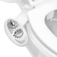 thumbnail interactive-video image 1 of LUXE Bidet W85 Dual Nozzle, Non-Electric Bidet Attachment for Toilet Seat, Self-Cleaning, Rear and Feminine Wash (Pearl Gray), 1 of 7