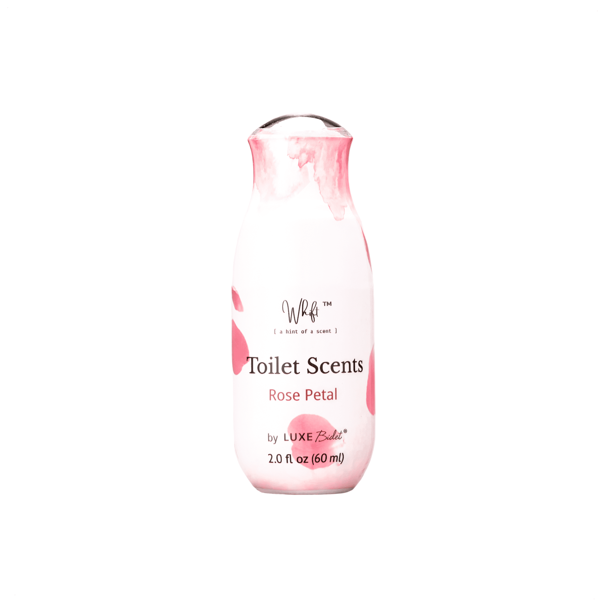 LUXE Bidet Whift Toilet Scents Spray, Rose Petal, Classic Home Size, 2 Ounce / 60 Milliliter