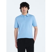 Mens Cotton Polo Shirt with Short Sleeves, Sizes XS-3XL