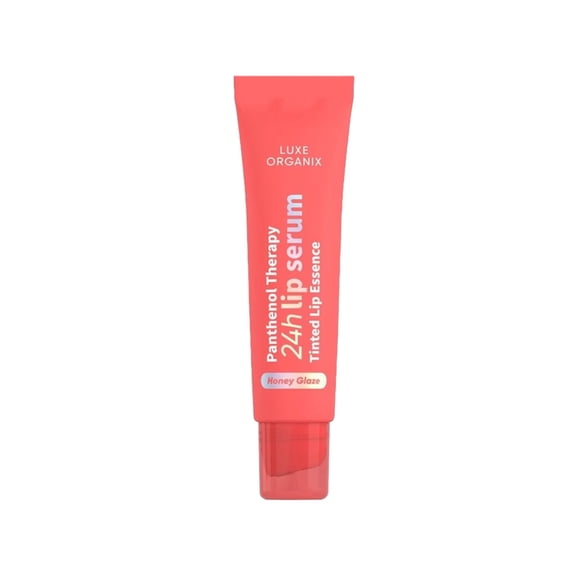 LUXE ORGANIX Panthenol Therapy 24H Lip Serum Tinted Lip Essence HONEY GLAZE 10G
