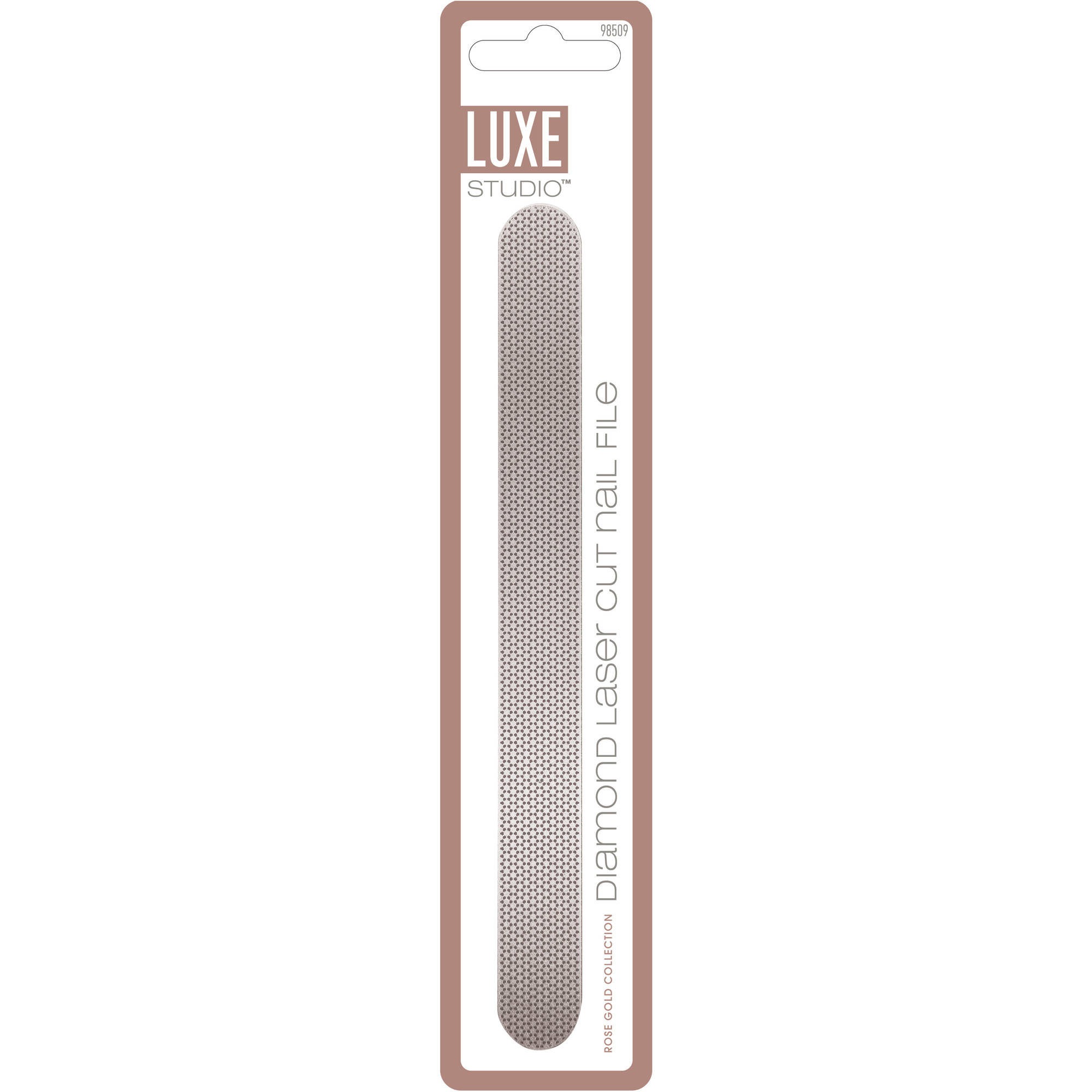LUXE STUDIO Rose Gold Collection Diamond Laser Cut Nail File