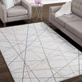 thumbnail image 1 of LUXE WEAVERS Abstract Lines Art Multi 5x7 Area Rug for Living Room, 1 of 5