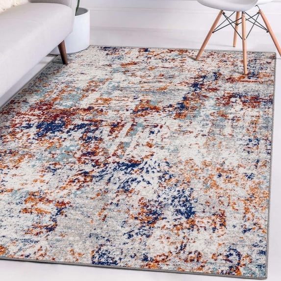 LUXE WEAVERS Abstract Modern Multi 5x7 Area Rug, Indoor Carpet