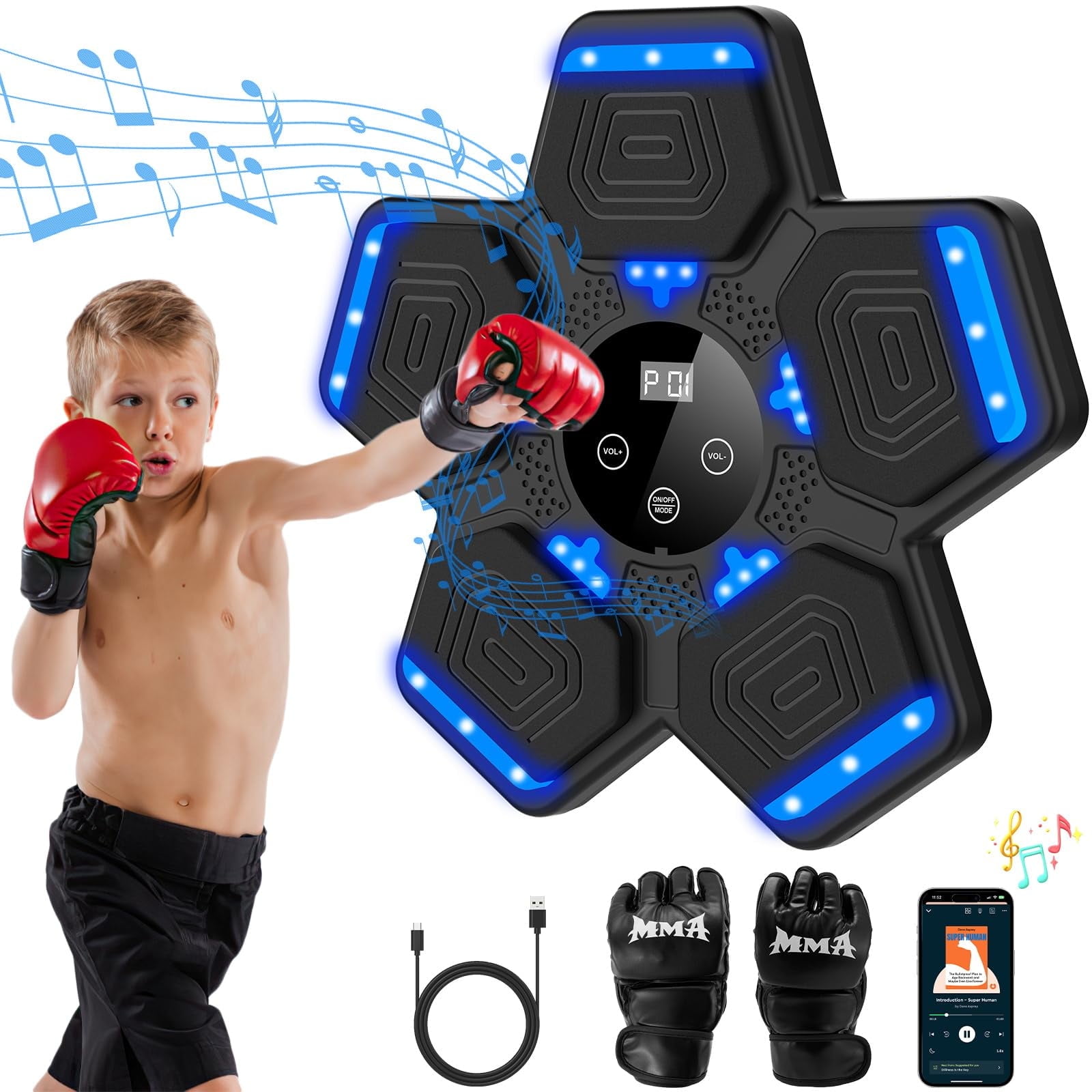 One Punch Music Boxing Machine