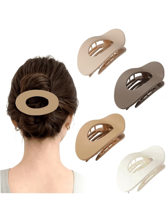 Flat Claw Clips Ergonomic & Comfortable Design Suitable for All Hair Lengths Secure Hold & Hair-Friendly Newly Upgraded