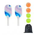 thumbnail image 1 of LUXERAD Pickleball Paddles Set of 2, Premium Wood with Balls & Carry Bag, 1 of 7