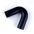 thumbnail interactive-video image 1 of DNA Motoring 3.5" 3-Ply Reinforced 45-Degree Silicone Elbow Hose - Black/Red 1 of 2