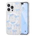 thumbnail image 1 of LUXERAD UEEBAI Magnetic iPhone 14 PLUS Case - Slim Clear Bow Design with MagSafe Compatibility, 1 of 7