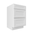 thumbnail image 1 of LUXEYARD Kitchen Base Cabinets, Base Cabinet with Drawers, RTA Cabinet, Unassembled, Shaker Style, Full Overlay for Kitchen, Laundry Room and More (White, 24" W X 34.5" H X 24" D), 1 of 8