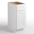 thumbnail image 1 of LUXEYARD Kitchen Base Cabinets, Sideboard Storage Cabinet, Entryway Cabinet with 1-Drawer & Adjustable Shelf, 12" W X 24" D X 34.5"H, 1 of 7