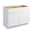 thumbnail image 1 of LUXEYARD Kitchen Base Cabinets, Sideboard Storage Cabinet, Entryway Cabinet with 2-Drawers & Adjustable Shelf, 36" W X 24" D X 34.5"H, 1 of 8