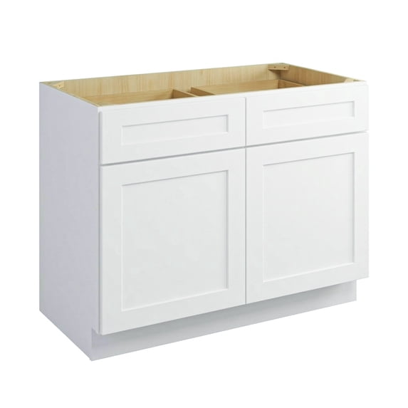 LUXEYARD Kitchen Base Cabinets, Sideboard Storage Cabinet, Entryway Cabinet with 2-Drawers & Adjustable Shelf, 36" W X 24" D X 34.5"H