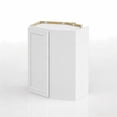 thumbnail image 1 of LUXEYARD RTA (Ready-to-Assemble) 30" Tall Wall Kitchen Cabinets - Shaker Style | Solid Wood | Soft Close Hardware (Pure White, 24" D x 24" W x 30" H Corner Wall Cabinet), 1 of 8
