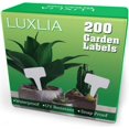 thumbnail image 1 of LUXLIA 200 X Plant Labels (Waterproof & UV Resistant) White T-Type Garden KW09, 1 of 5