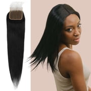 LUXLUXE Women ALelia Straight 14 in Natural Black Hair Extensions for Adult Women