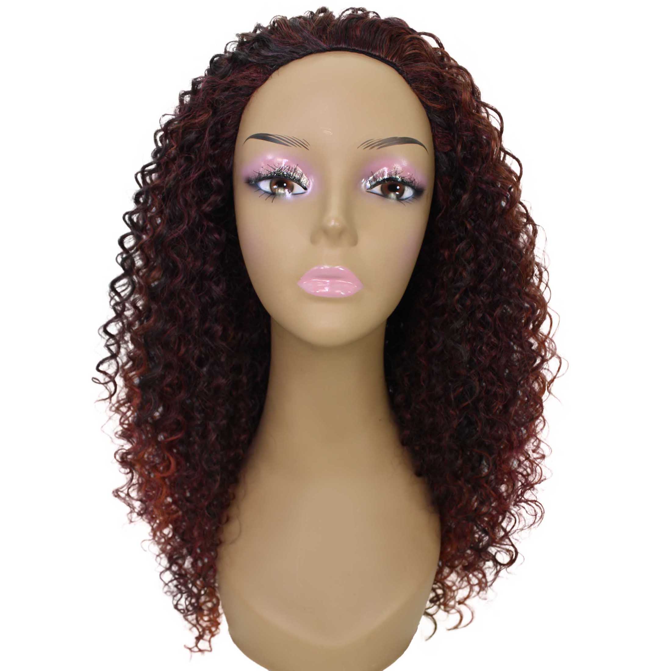 Demi-perruque Blonde Clair Synthétique - Longueur 40 Cm - Bonnet Moyen - Neuf Avec étiquettes