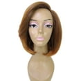 thumbnail image 1 of LUXLUXE Kennedy Straight Layer 12 in Long Full Wig Full Cap Wig, Heat Resistant Fibers, Brown to Copper Highlights, 1 of 8