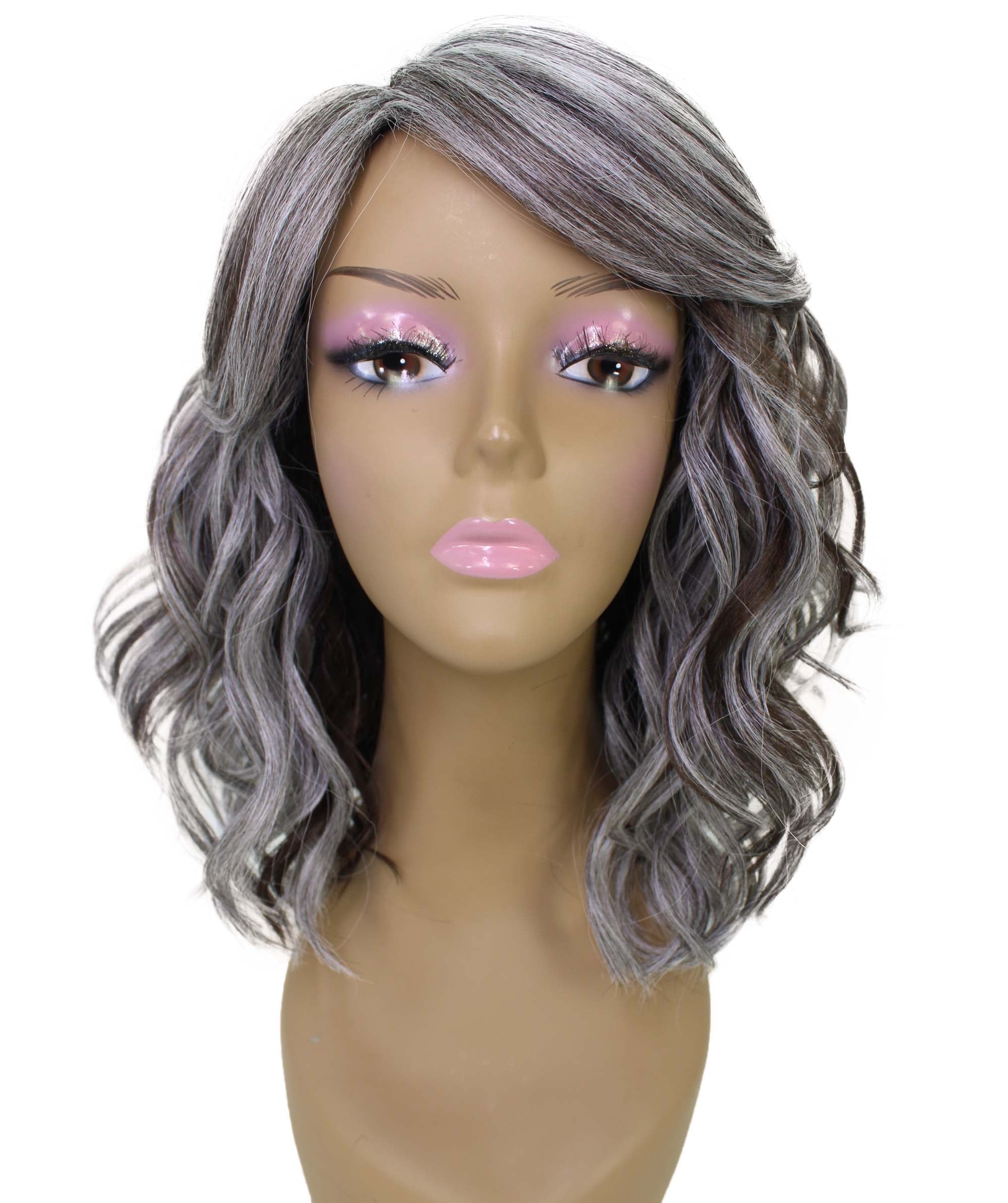LUXLUXE Madison Wavy Layer 14 in Long Full Wig Full Cap Wig, Heat ...
