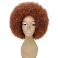 thumbnail image 1 of LUXLUXE Taylor Curly 14 in Long Full Wig Full Cap Wig, Heat Resistant Fibers, Brown with Copper Red, 1 of 7