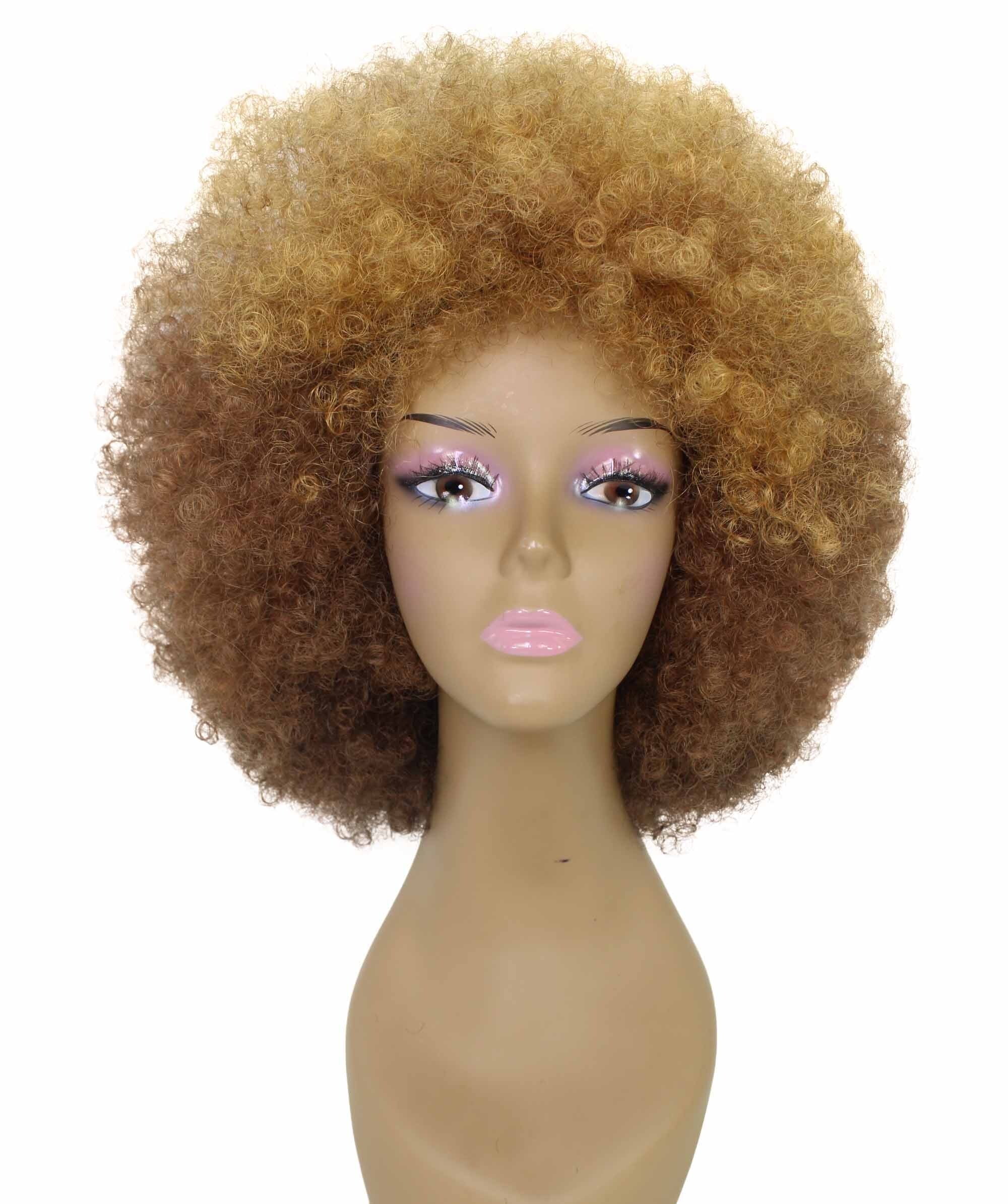 LUXLUXE Taylor Curly 14 in Long Full Wig Full Cap Wig, Heat Resistant Fibers,