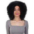 thumbnail image 1 of LUXLUXE Zenobia Curly Kinky 18 in Long Half Wig Mix Human Hair and Synthetic Fibers, 1 of 7