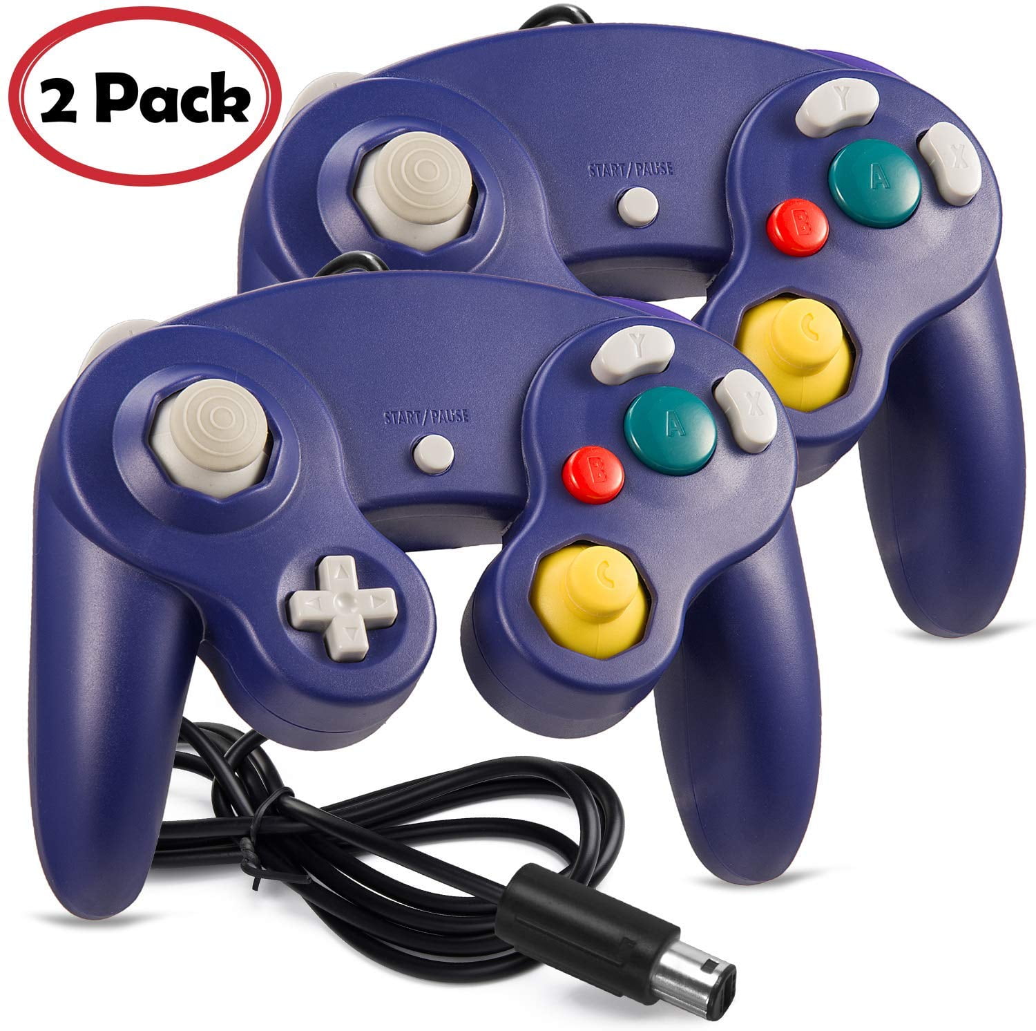 Controller Gamcube LUXMO 2Pack Gamecube Controller, Wired Gaming Gamepad Controller for ...