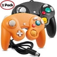 thumbnail image 1 of LUXMO 2Pack Gamecube Controller, Wired Gaming Gamepad Controller for GameCube Video Game Console 1.8m/5.9ft, 1 of 7
