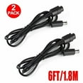thumbnail image 1 of LUXMO 2Pack Wii/Gamecube Controller Extension Cables for GameCube and Wii Consoles, 1 of 7
