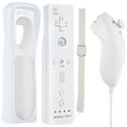 thumbnail image 1 of LUXMO 2in1 Built in Motion Plus Remote Controller Nunchuck Set Fo Wii&Wii U Console Video Games, 1 of 9