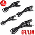 thumbnail image 1 of LUXMO GameCube Controller Extension Cables for GameCube and Wii Consoles (4 Pack of 6 ft cable), 1 of 7